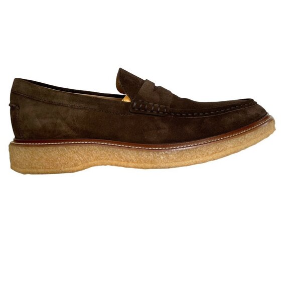 Tod's Italy Mocassino Progetto Para 16B Brown Suede Men's Loafer Shoe, UK 10 - Picture 2 of 10